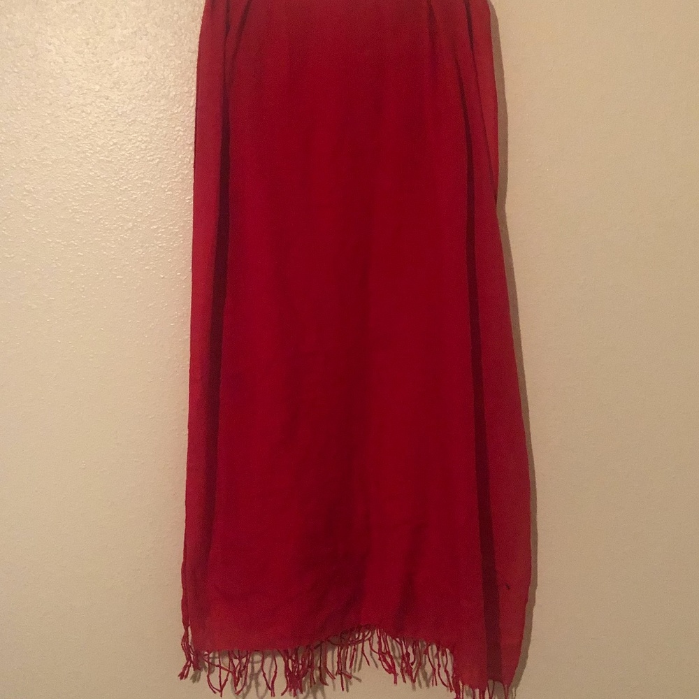 Red Pashmina Scarf